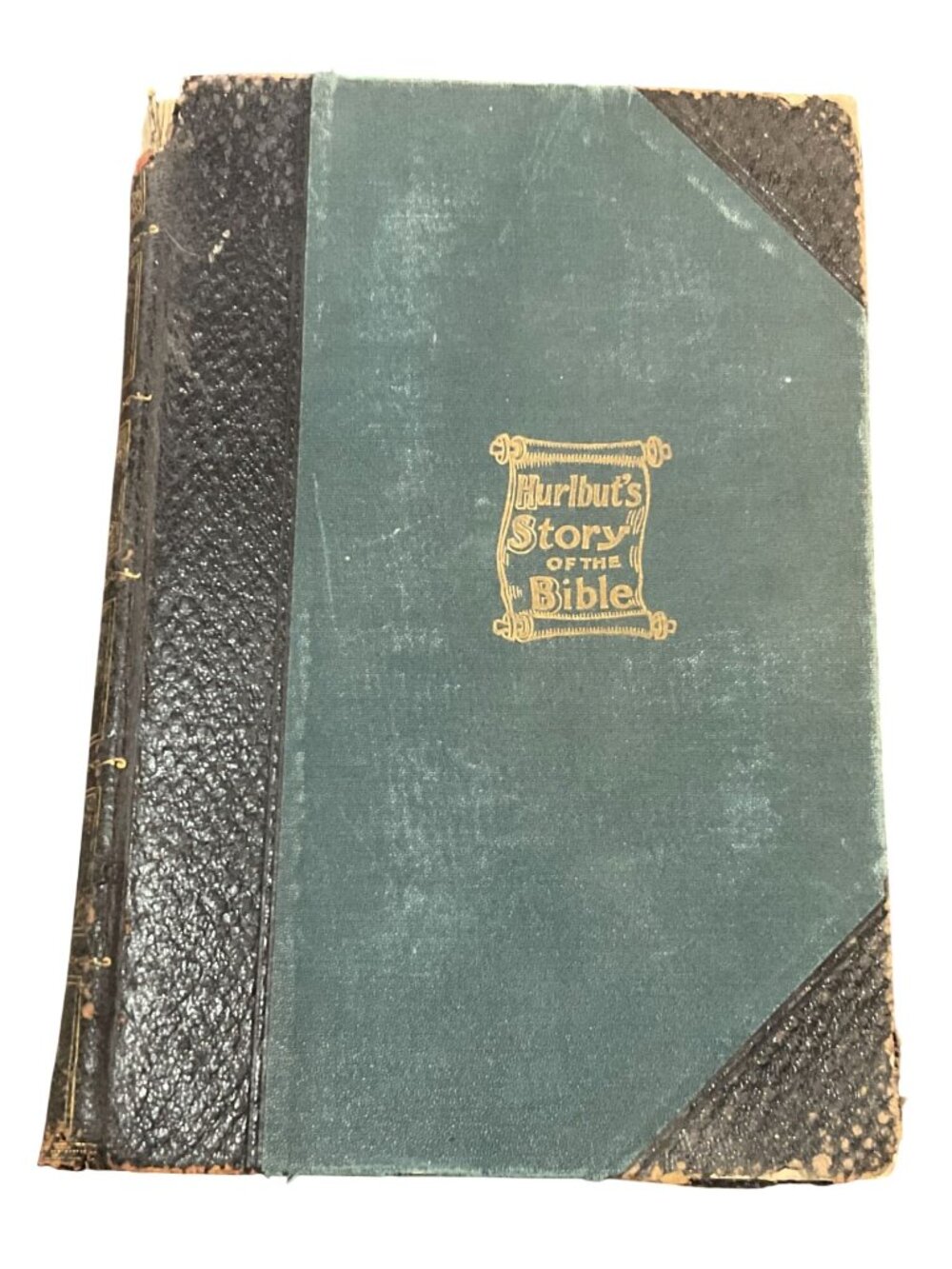 Vintage Hurlbut's Story Of The Bible Color Illustrated 1946 Hardcover Edition